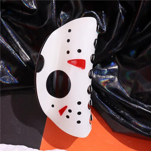 Ghost Hair Clip Red Horns Skull Claw Y2K Gothic Hair Jewelry