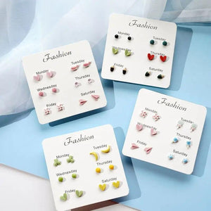Ceramic Earrings Set for Women Everyday Wear Jewelry #T2