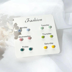Ceramic Earrings Set for Women