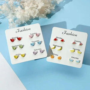 Ceramic Earrings Set for Women