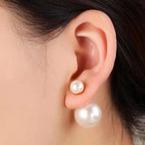 French Pearl Earrings for Women, Versatile and High-End