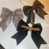 Bowknot Crystal Hairpins Rhinestones Hair Accessories Wedding Jewelry