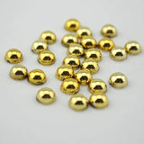 Silver Half Round FlatBack Beads ABS for Nail Art DIY Phone Dress