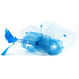 Bride Net Veil Head Flower Hair Ornaments Banquet Hat Feather Hair Band