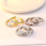 925 Silver Earrings With AAAAA Zircon
