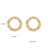 Geometric Stud Earrings Set for Women Retro Jewelry