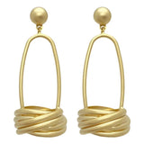 Metal Pendant Earrings European American Style Stud Earrings