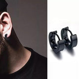 6 Pairs Stainless Steel Ear Studs Unisex Women Men Decor