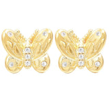 925 Silver Double Hoop Tiara Crystal Earring