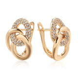 Multi-Hoop English Earrings 585 Rose Jewelry