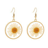 Western Daisy Resin Earrings Women Gift Jewelry