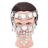 Golden Arab Charms Tassel Punk Ethnic Face Chains Indian Statement