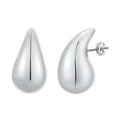 925 Silver Teardrop Earrings For Women Party Celebration