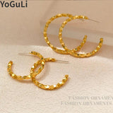 925 Silver European Hoop Earrings For Women Party