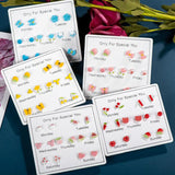 Cartoon Ceramic Earring Set For Women Girl #XN400