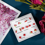 Cartoon Ceramic Earring Set For Women Girl #XN400