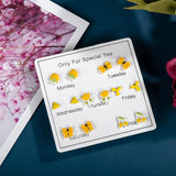 Cartoon Ceramic Earring Set For Women Girl #XN400