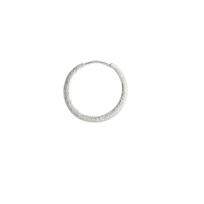 925 Silver-white Flash Earrings For Women 2 Sizes Ear Buckles Women Party Gift