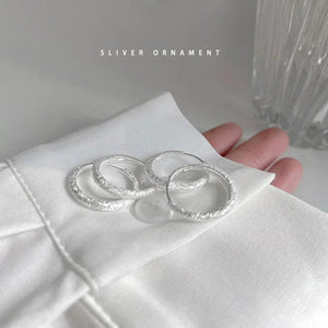 925 Silver-white Flash Earrings For Women 2 Sizes Ear Buckles Women Party Gift