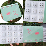 12 Pairs Earrings Needle Painless Stud Surgical Steel Disposable Ear-piercing