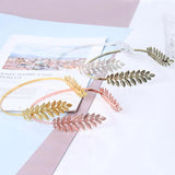 Vintage Golden Olive leaves Tiaras Crown Bridal Wedding Headdress
