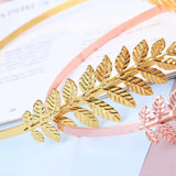 Vintage Golden Olive leaves Tiaras Crown Bridal Wedding Headdress