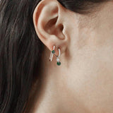 Emerald 925 Sterling Silver Drop Earrings Fine Jewelry Wedding Party