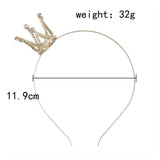 Small Little Girl Crown Hair Accessories Baby Birthday Tiara Hair Jewelry