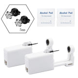 6 Pcs Ear Piercing Kit Disposable Gun Earrings Alcohol Pads
