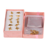 Tower Wings Shape Earrings Set Stainless Steel