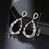 Arrival Classic Waterdrop Earring Female Party Decoration Hollow Out Style