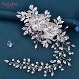 Alloy Flower Wedding Headband Bridal Hair Accessories Rhinestone Headpiece