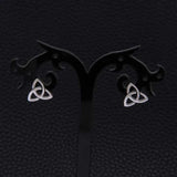 Celtic Knot Stud Earrings 2pcs/set Stainless Steel Women
