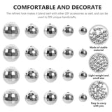 200 Pcs Small Disco Ball Bracelet for Jewelry Making