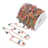 Stainless Steel Chain Devil Eye Enamel Bead Link