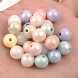 Macaron Acrylic Beads Round Spacer for Jewelry Making DIY Bracelet Necklace