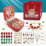 DIY Charms Bracelet Making Kit with Jewelry Box & Beads