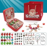 DIY Charms Bracelet Making Kit with Jewelry Box & Beads