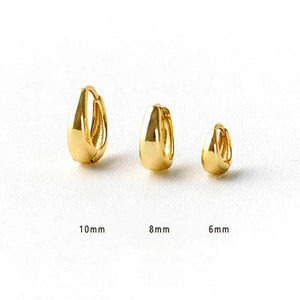 925 Sterling Silver Hoop Earring For Women Mutiple Size Round Circle Earrings