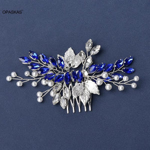 Pearl Crystal Tiaras Wedding Hair Comb Hairpin Bride Hair Accessories