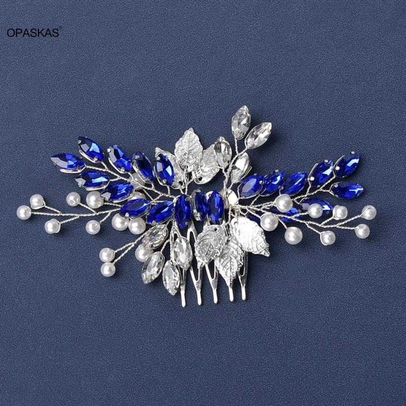 Pearl Crystal Tiaras Wedding Hair Comb Hairpin Bride Hair Accessories