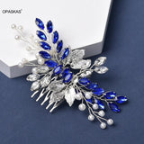 Pearl Crystal Tiaras Wedding Hair Comb Hairpin Bride Hair Accessories