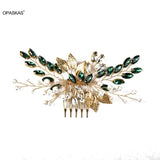 Pearl Crystal Tiaras Wedding Hair Comb Hairpin Bride Hair Accessories