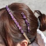4pcs Chipped Stone Hair Accessories Set - Wedding Bride Reiki Jewelry Gift