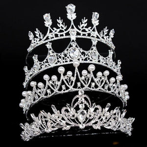 Bridal Crystal Crown Headband Wedding Hair Accessory