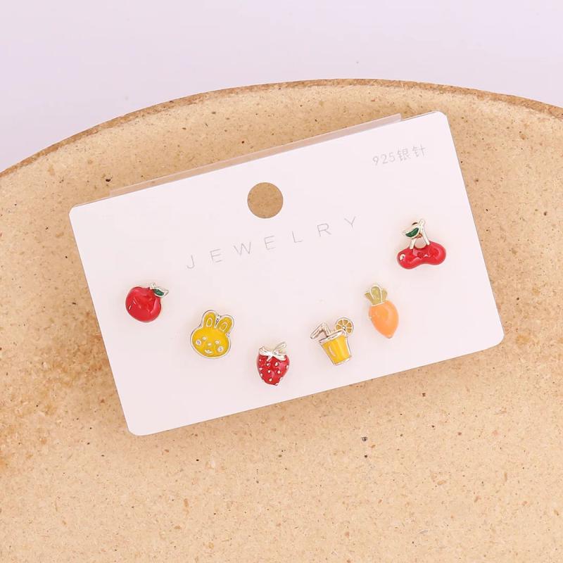 Fruit Earring Set for Women - Elegant Jewelry Sets