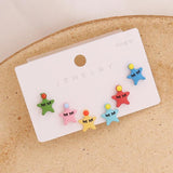 Whale Starfish Butterfly Jewelry Set Earrings