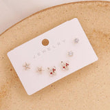 Whale Starfish Butterfly Jewelry Set Earrings