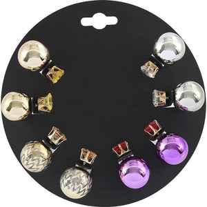 Double Sided Beads Earrings Set for Women