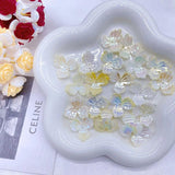 10pcs 22mm Gradient Pointed Leaf Three Petal Holder Antique Style ZZ116